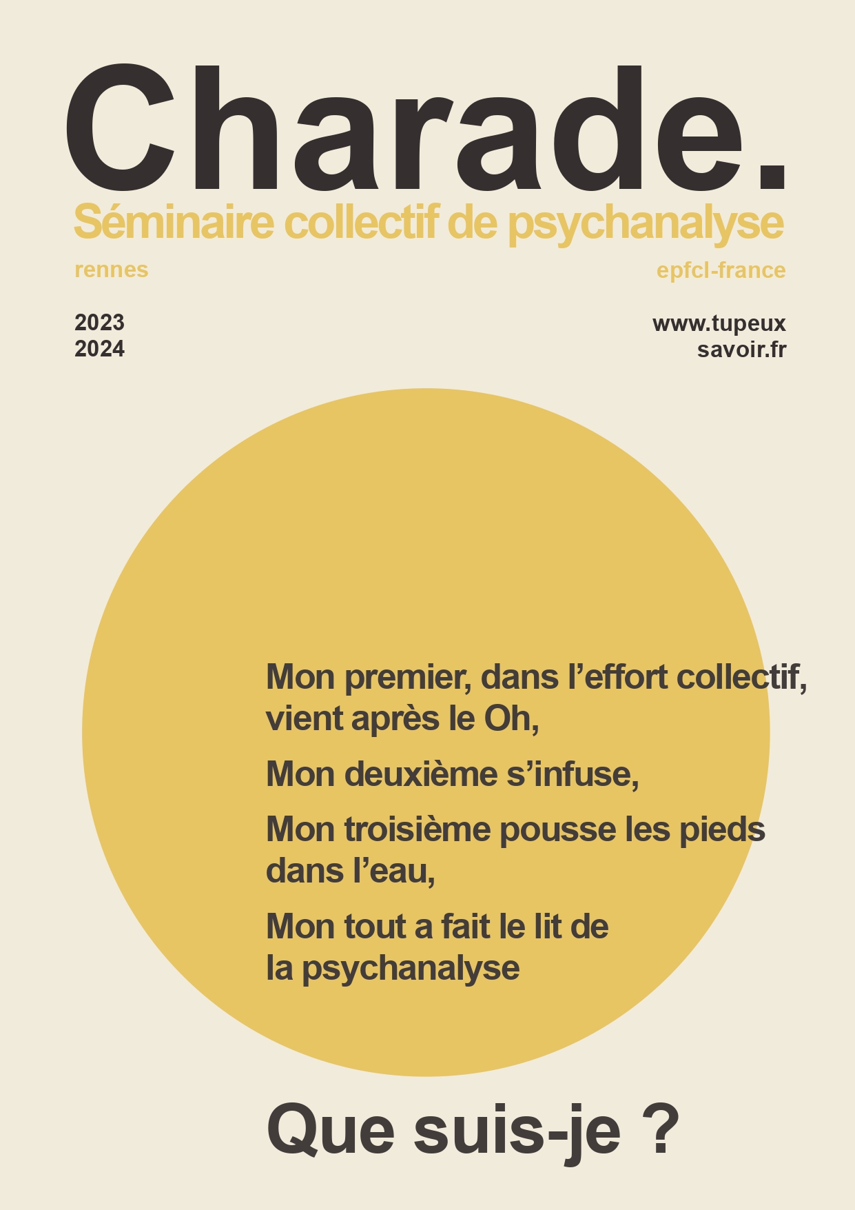 Séminaire collectif de psychanalyse - Hystérie