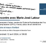 Rencontre avec Marie-José Latour, Librairie Comment dire