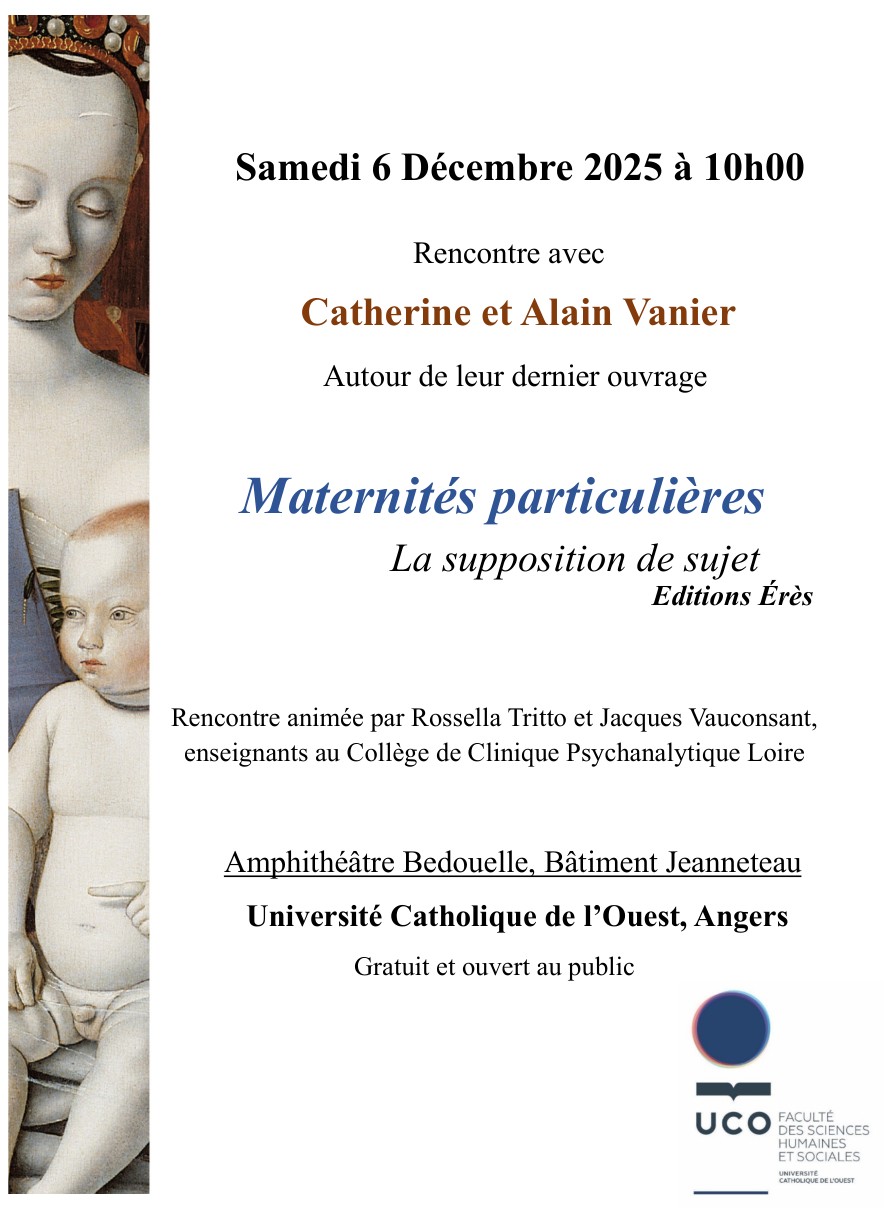 Maternités particulières - Rencontre autour du livre de Catherine et Alain Vanier